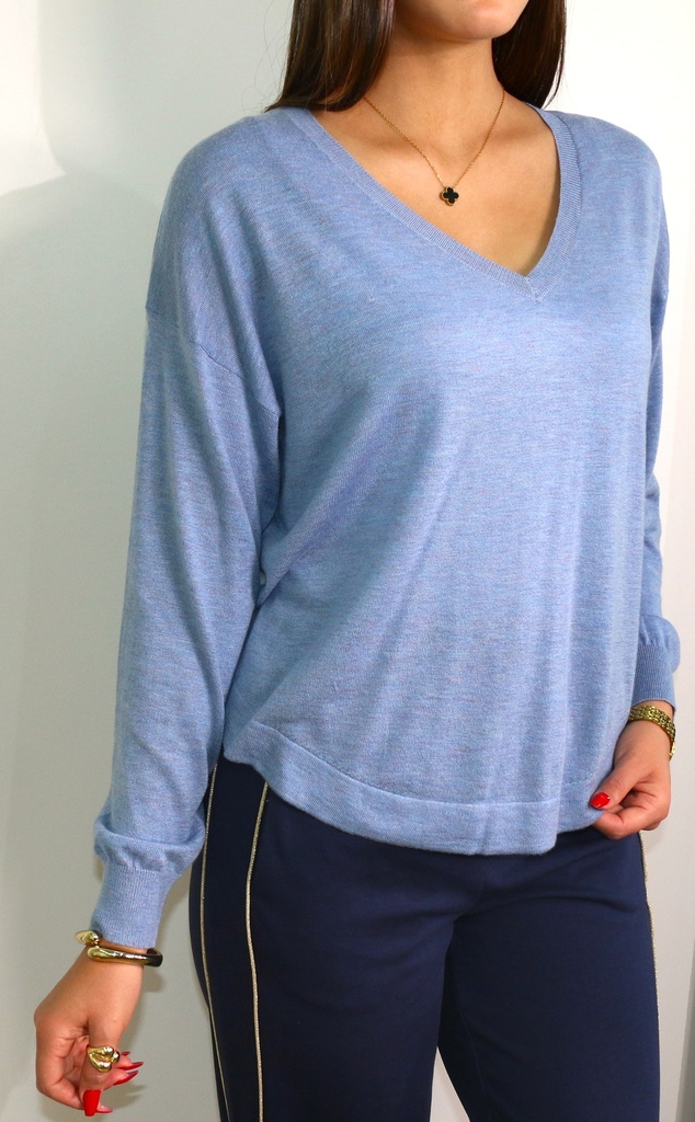 Pull TONKA  bleu ciel 