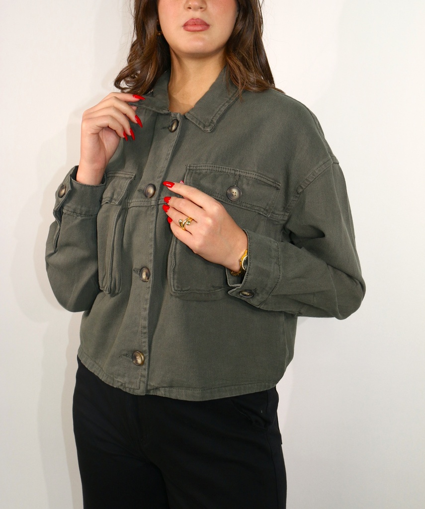 Veste DENIM Kaki 
