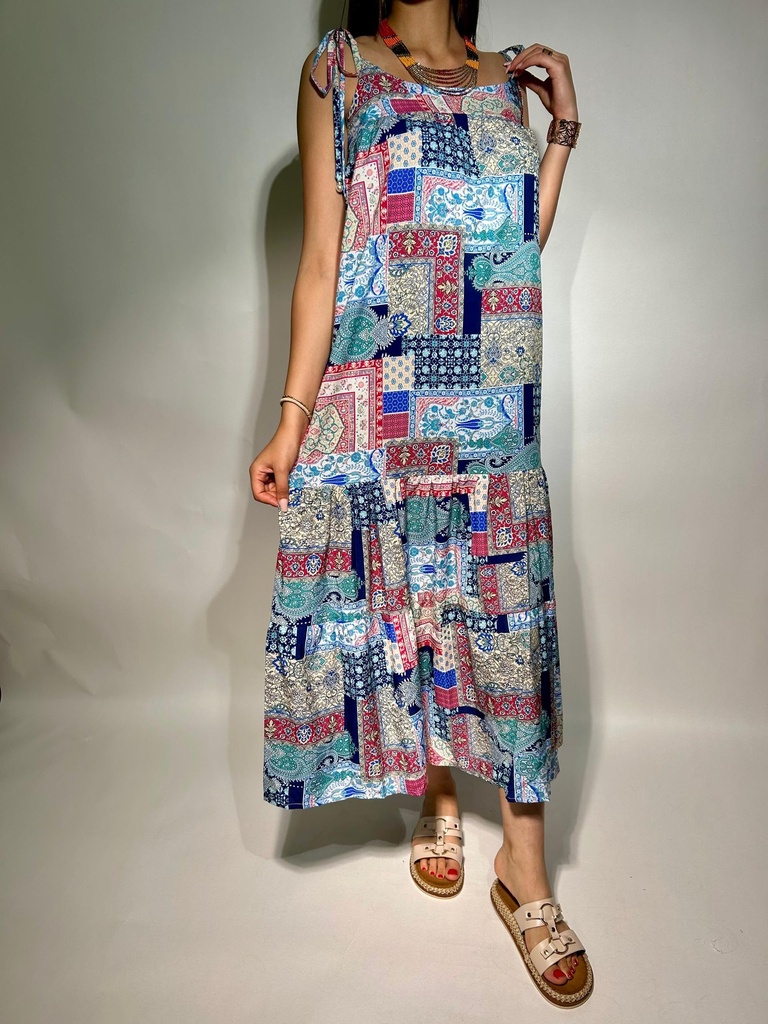 Robe LOUNA Bleue