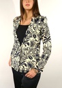 Blazer Imprimé Noir 