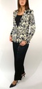 Blazer Imprimé Noir 