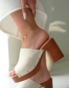 Mules Beige