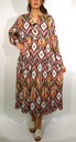 Robe ISADORA Marron vert rose