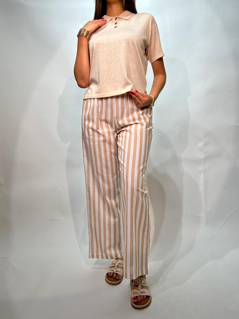 Pantalon à rayures