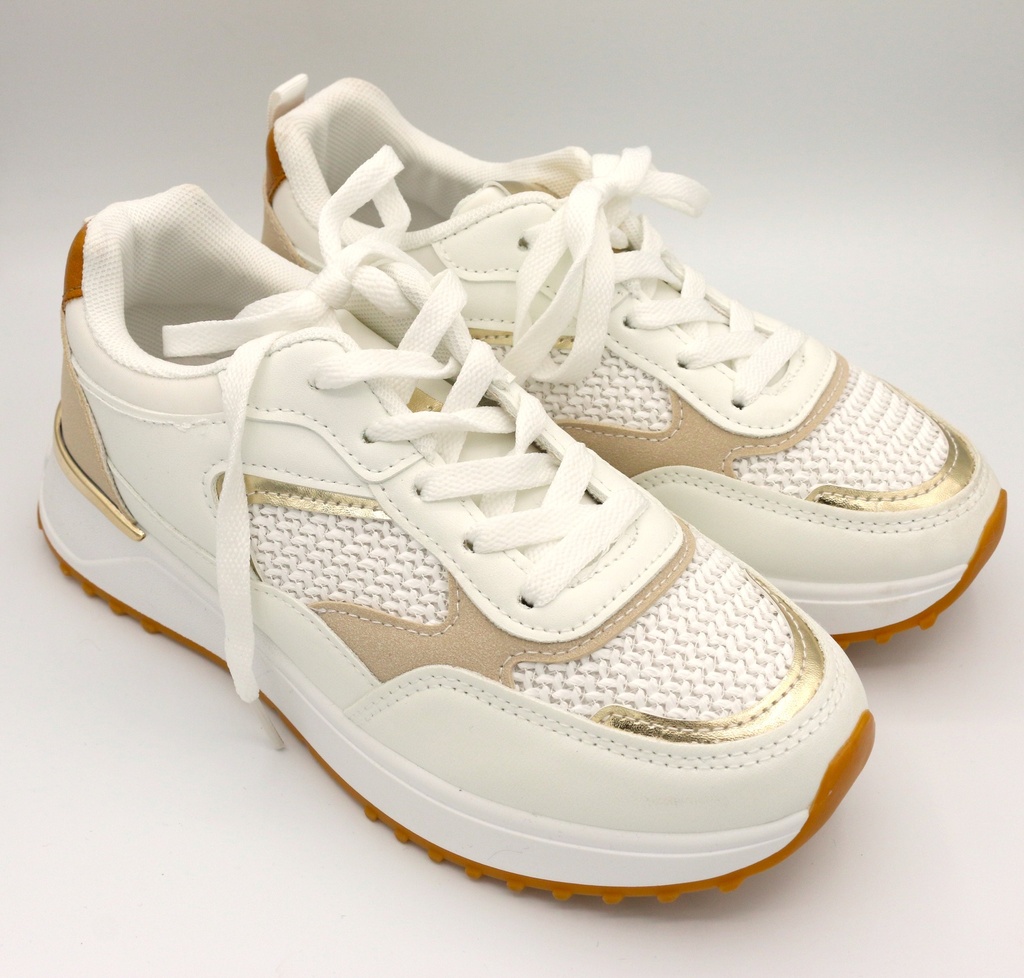 Basket Gold-White