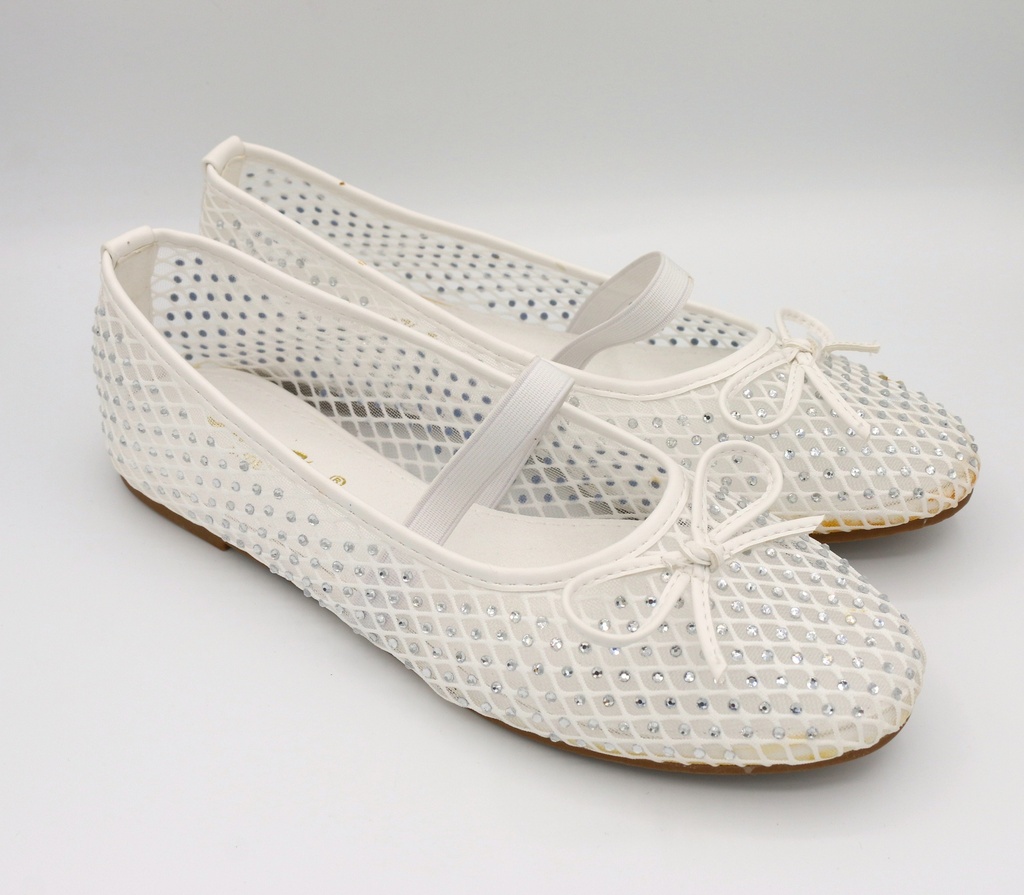 Ballerines Filet Blanches
