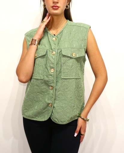 Gilet Brodé