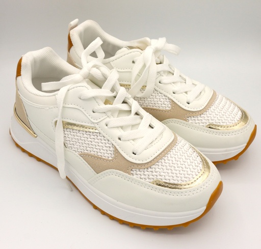 Basket Gold-White