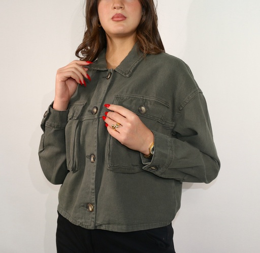 Veste DENIM Kaki 